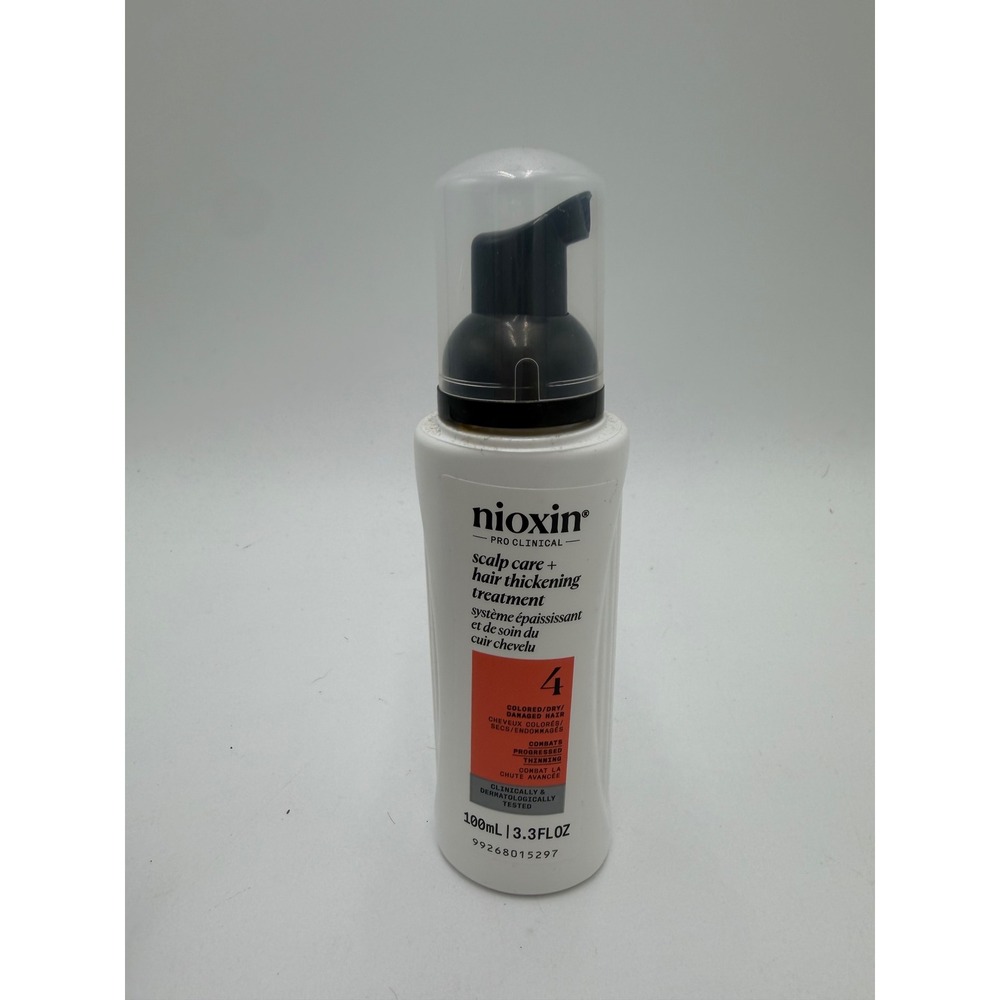 Nioxin System 4 Scalp and Hair Thickening Treatment 100ml 3.3oz Colored Hair